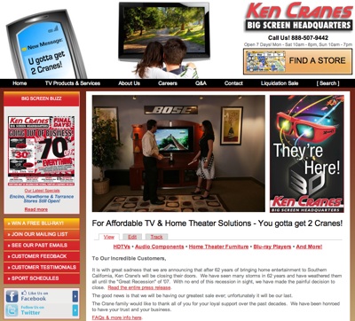 Ken Cranes Website